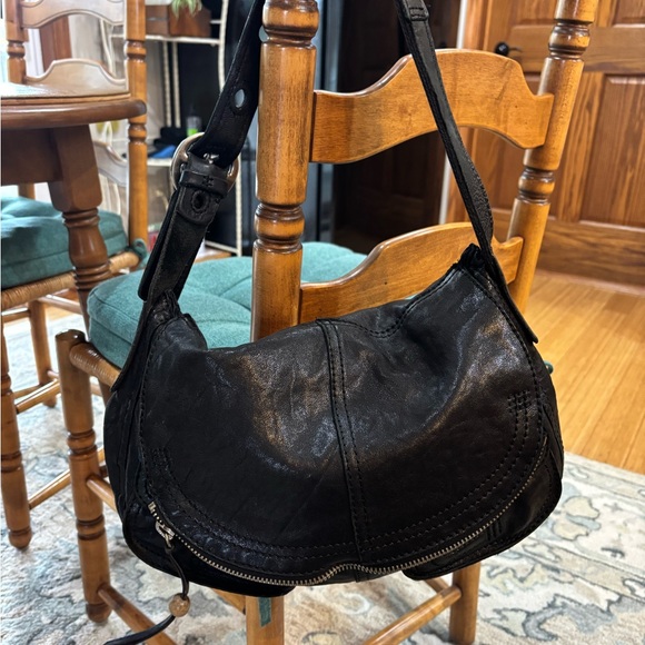 Lucky Brand Black Leather STASH shoulder bag - Picture 15 of 15
